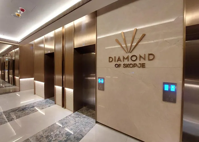 Apartman Divine 69 Luxury Apartment, City - Center, Diamond Residences, Free Parking Szkopje